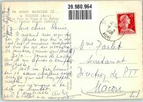 02700 Tergnier 1959 Gebrauchsspuren Fliegeraufnahme Bahnhof