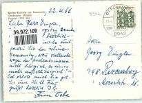 87724 W8942 Ottobeuren 1966 Gebrauchsspuren Kirche Benediktinerabtei Fliegeraufnahme