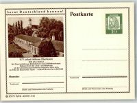 83670 W8173 Bad Heilbrunn Ganzsache Kirche Wandelhalle