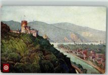 56112 W5427 Lahneck , Burg 1908 Künstlerkarte Burg Chronik