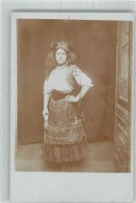 Frau Zigeuner Foto AK