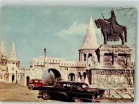 Budapest Hl. Stephan Fischerbastei Oldtimer Denkmal