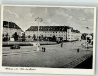 01809 O8312 Heidenau , Sachs 1061 Foto AK Platz dere Freiheit Auto
