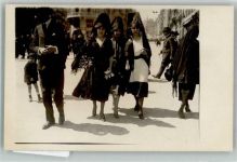 Tracht Gruppenbild Trachten Spanien Foto AK