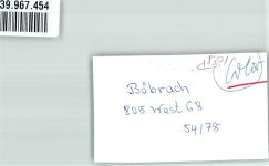 94255 W8371 Böbrach , Arberregion FOTO KEINE AK Ort handschriftlich