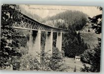 W7821 Breitnau Eisenbahnviadukt in der Ravennaschlucht Brücke 1908