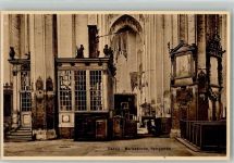 Danzig Gdansk Foto AK Marien- Kirche Ratsgestühl