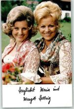 Maria u. Margot Hellwig Faksimile Volksmusik FOTO KEINE AK