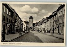 78048 W7730 Villingen -Schwenningen Foto AK Geschäft Litfaßsäule Rietstrasse