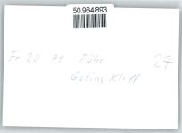 Föhr - Goting Kliff , Fotoabzug