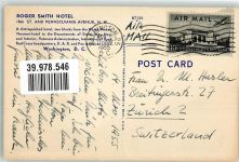 Washington D.C. 1955 - Hotel Roger Smith