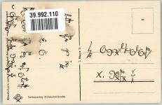sign. P. Schrempel Geburtstag Zwerg Kobold Glückwunsch Scherenschnitt Künstlerkarte