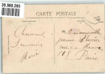 91150 Etampes Gebrauchsspuren Briefmarke Bildseite