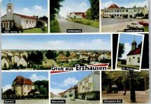 64390 W6106 Erzhausen , Hess - Bahnhofstrasse , Schule , Marke entfernt