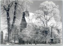 17129 O2031 Zarrenthin - Winter- Karte, Kirche