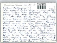 17129 O2031 Zarrenthin - Winter- Karte, Kirche