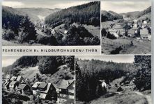 98666 O6121 Fehrenbach - Kirche, Ortsansichten