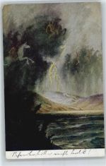 Walkürenturm , Hermann Hendrichs Nibelungensage Künstlerkarte