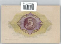 Notgeld 5 Mark , Altona Geld auf AK