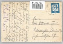 82362 W8120 Weilheim i. OB Gebrauchsspuren Marktplatz, Kirche, Wappen