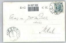 Jicin Jitschin Künstlerkarte 1902 Nove letni sidlo