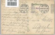 04600 O7400 Altenburg , Thür Künstlerkarte Spruch