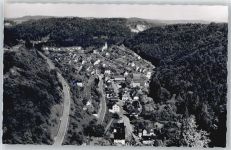 78727 W7238 Oberndorf am Neckar - Fliegeraufnahme, Ortsansicht