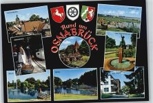 49074 W4500 Osnabrück - Brunnen Bad Rothenfelde, Sommerrodelbahn Ibbenbüren, Dümmer-See, Bad Iburg, Teich am Grönenberg Melle, Bad Essen, Tecklenburg, Wappen