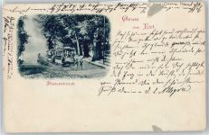 24103 W2300 Kiel , Ostsee Gebrauchsspuren Düsternbrook, Straßenbahn
