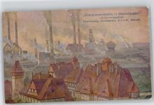 Hindenburg Zabrze Künstlerkarte Donnermarckshütte