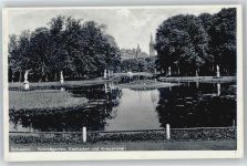 19053 O2750 Schwerin , Meckl - Schloßgarten, Kaskaden, Kreuzkanal