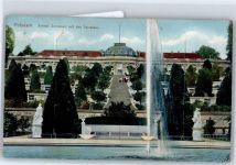 14467 O1510 Potsdam - Leporello, Schloß Sanssouci mit den Terrassen