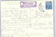 16225 O1300 Eberswalde - Landpoststempel Werbellin