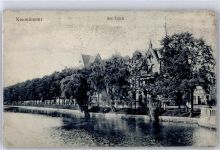 24534 W2350 Neumünster , Holst Gebrauchsspuren am Teich