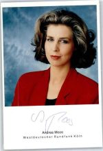 Originalunterschrift Moos, Andrea WDR Prominente