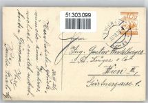 Neujahr Schornsteinfeger Künstlerkarte