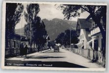 83661 W8172 Lenggries - Ortsansichtpartie mit Brauneck