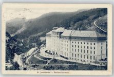 Jáchymov Sankt Joachimsthal Gebrauchsspuren Radium-Kurhaus
