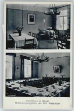 31592 W3078 Stolzenau , Weser - Müttererholungsheim, Innenansichten