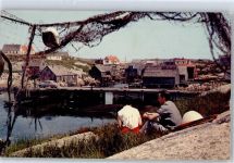 Halifax 1965 - Fischernetze Hafen