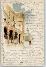 90100 Palermo Lithographie / Künstlerkarte 1911 Villa Igiea