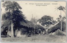 Dakar Gebrauchsspuren Village indigene