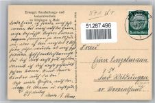 97318 W8710 Kitzingen - Gartenpartie, Evangel. Haushaltungs- und Industrieschule