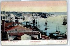 Konstantinopel Istanbul - Hafen, Schiffe, Palais