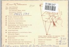 94255 W8371 Oberauerkiel , Kr Viechtach - Haus Wittmann Landkarte