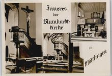75378 W7263 Möttlingen , Württ - Blumhardtkirche, Innenansicht