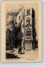 6240 Rattenberg - Künstler-Karte, signiert