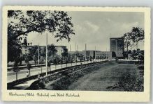46045 W4200 Oberhausen , Rheinl - Bahnhof und Hotel Ruhrland