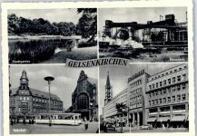 45879 W4650 Gelsenkirchen - Bahnhof, Eisenwerk, Stadtgarten, Sparkasse