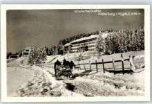 87466 W8967 Mittelberg b Oy - Kinderheilstätte Winter Pferdeschlitten